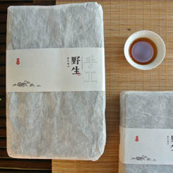 安化黑茶茯砖茶野生纯料精瓦牛