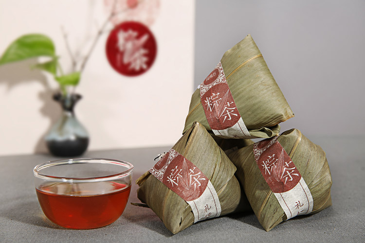 湖南黑茶创新工艺粽子茶叶